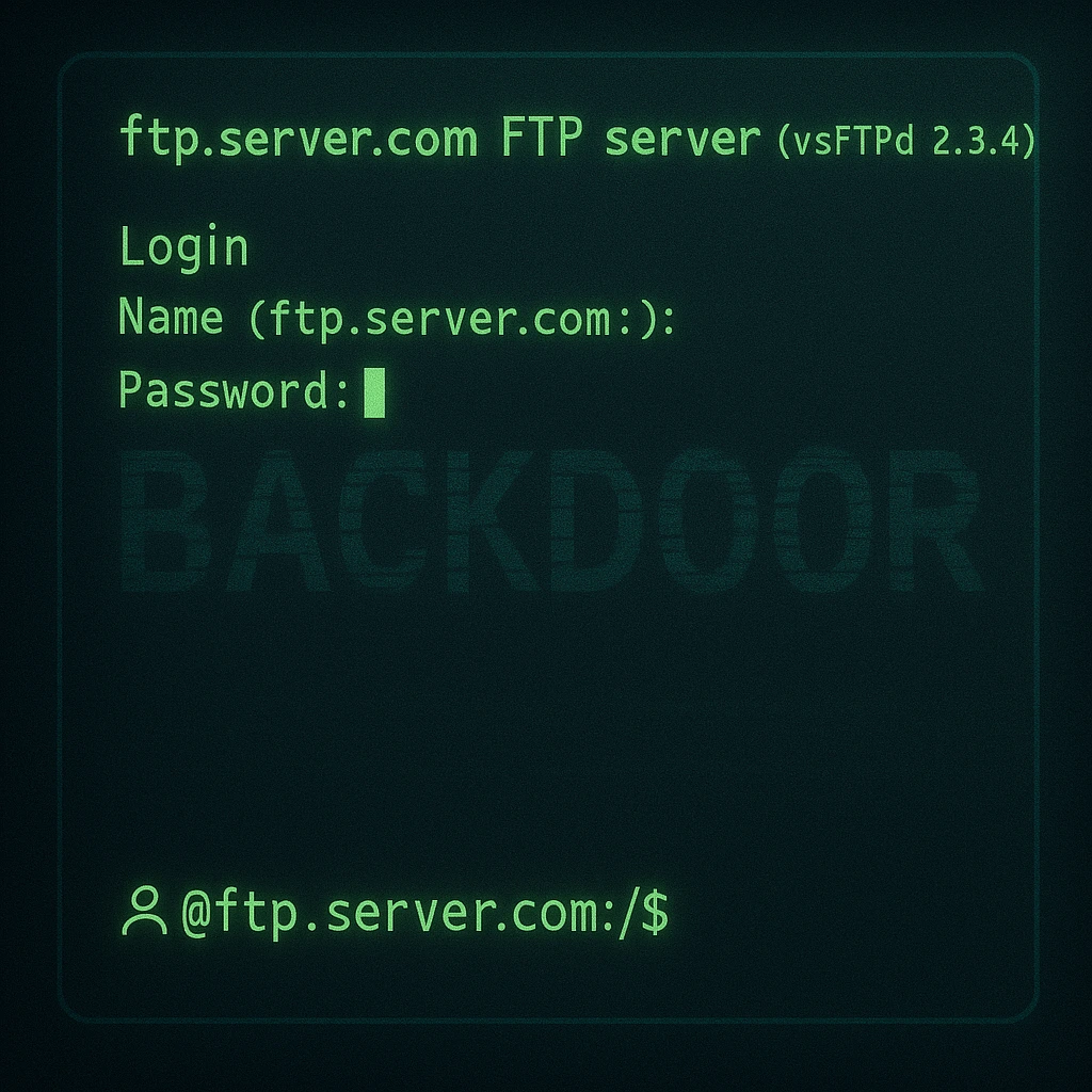 6. VSFTPD Backdoor (vsftpd_234_backdoor)
